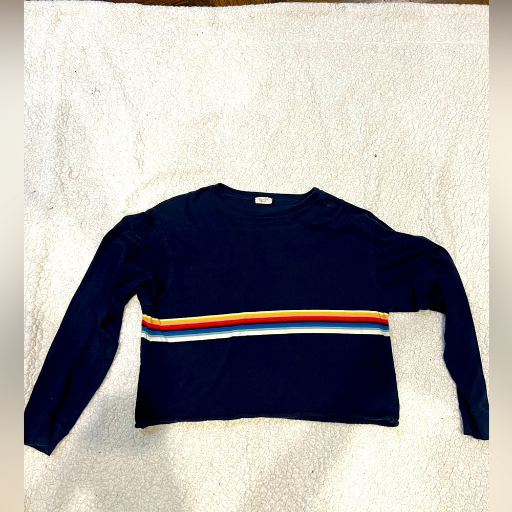 Navy blue long sleeve. Size medium.